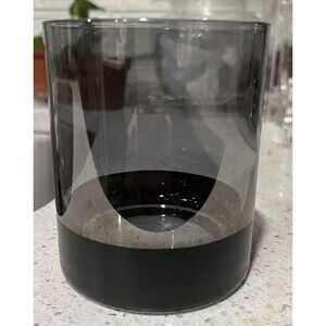 Vintage Unforgettable Water Glass MCM/RETRO. Smoke Grey Set Of 7